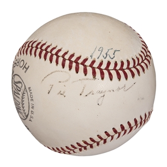 Pie Traynor Single Signed Baseball (JSA)